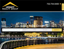 Tablet Screenshot of legacyrealtygroupus.com